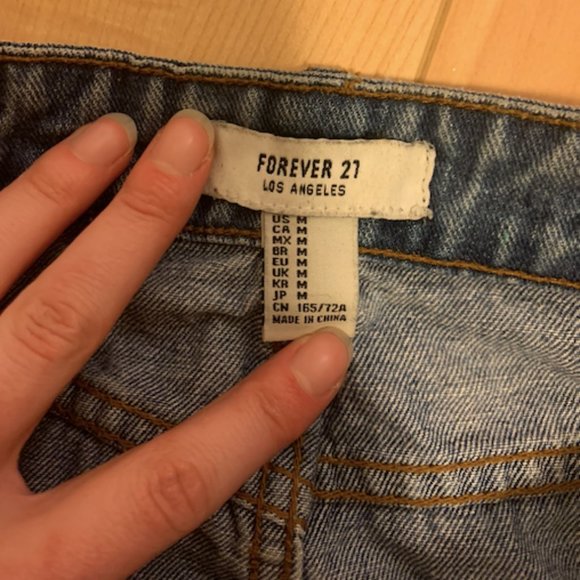 Forever 21 Blue Jean Skirt - Picture 2 of 4